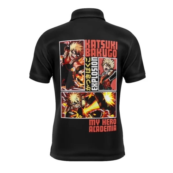 Katsuki Bakugo My Hero Academia Polo Goft Shirt