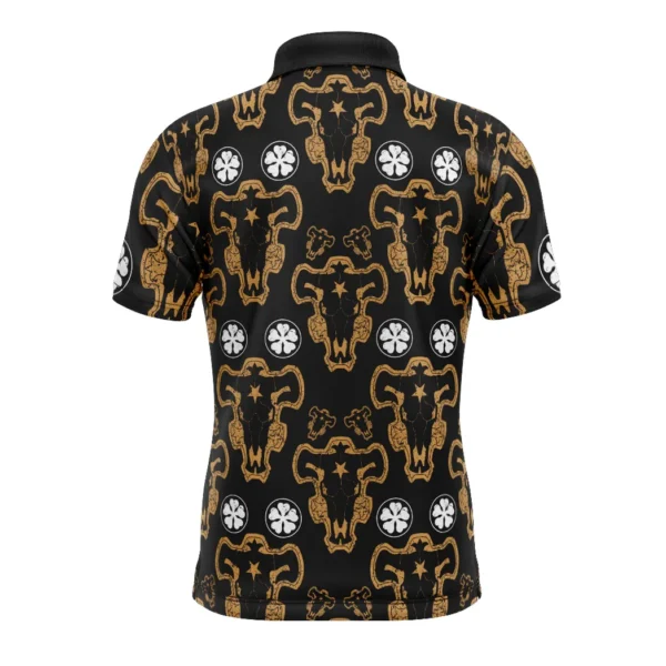 Black Bulls Black Clover Polo Goft Shirt