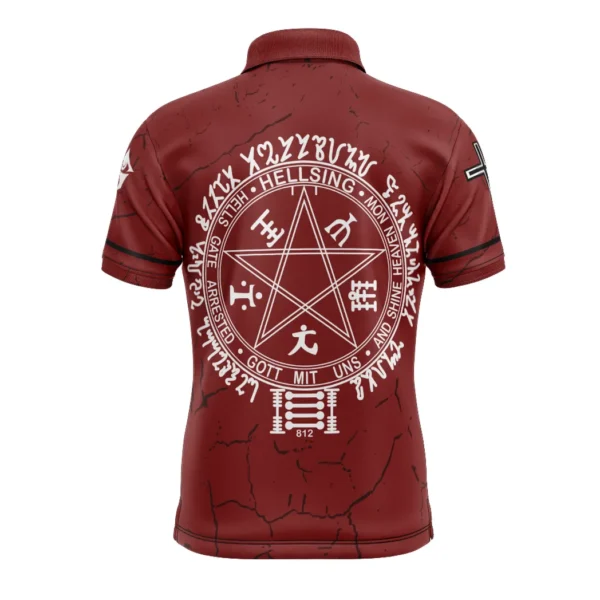 Alucard Eyes V2 Hellsing Polo Goft Shirt