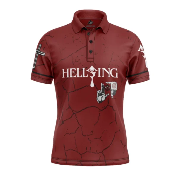 Alucard Eyes V2 Hellsing Polo Goft Shirt