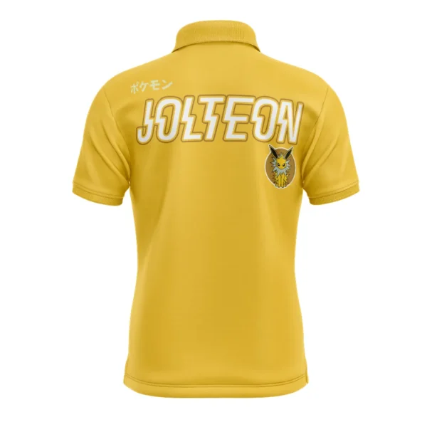 Jolteon Eeveelution Pokemon Polo Goft Shirt