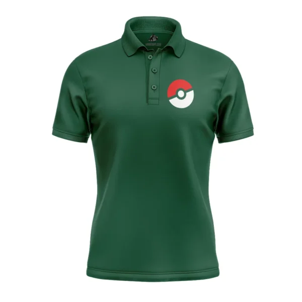 Bug Type Pokemon Polo Goft Shirt