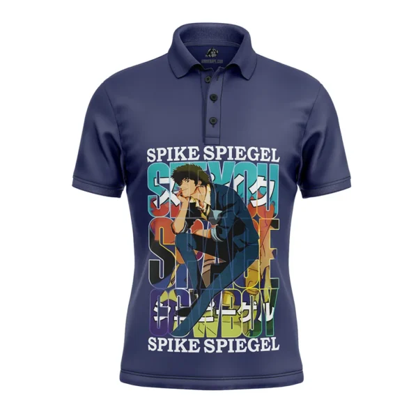 Spike Spiegel Cowboy Bebop Polo Goft Shirt