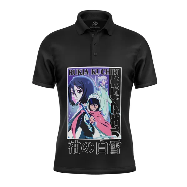 Rukia Kuchiki TYBW Bleach Polo Goft Shirt