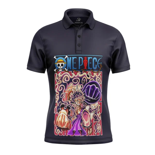 Gear 5th Luffy One Piece Polo Goft Shirt