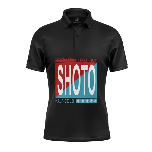 Shoto Hot & Cold My Hero Academia Polo Goft Shirt