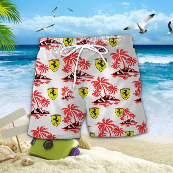 Ferrari Hawaiian Shirt Style Classic Oversized Hawaiian, Unisex Hawaiian Shirt Trending Summer