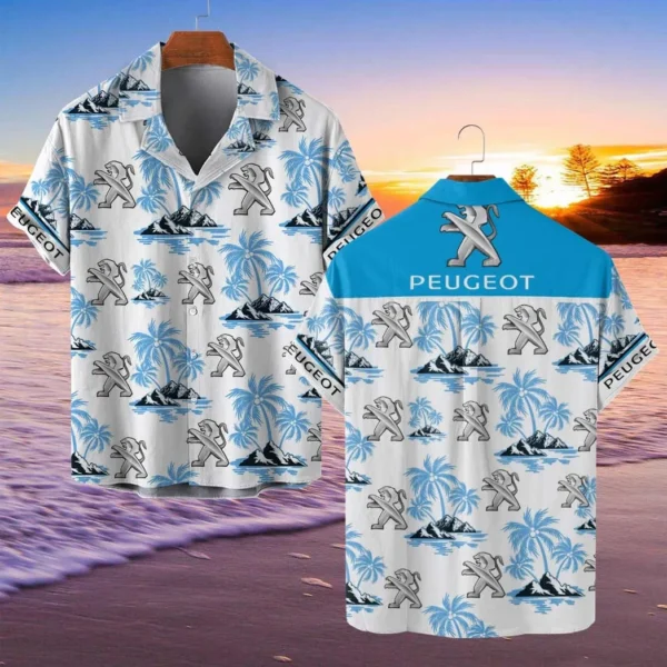 Peugeot Hawaiian Shirt Style Classic Oversized Hawaiian, For Men Hawaiian Shirt