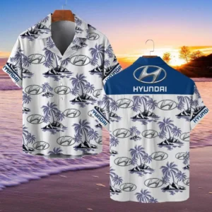 Hyundai Hawaiian Shirt Style Classic Oversized Hawaiian, Unisex Hawaiian Shirt Trending Summer