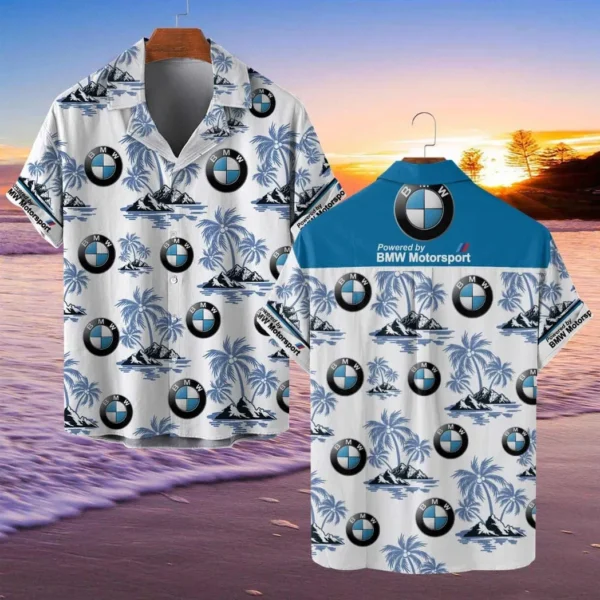 BMW Motorsport Hawaiian Shirt Style Classic Oversized Hawaiian, Unisex Hawaiian