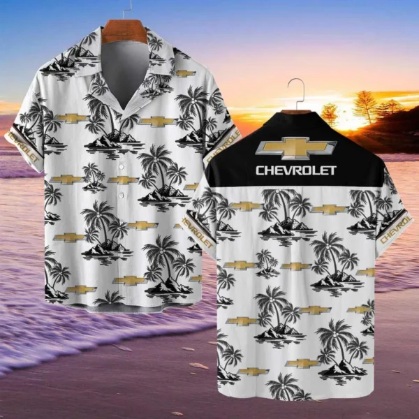 Chevrolet Hawaiian Shirt Style Classic Oversized Hawaiian, Unisex Hawaiian Shirt Trending Summer