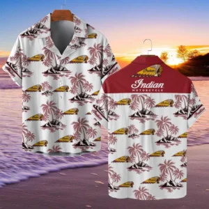 Indian Motorcycle Hawaiian Shirt Style Classic Oversized Hawaiian, Unisex Hawaiian