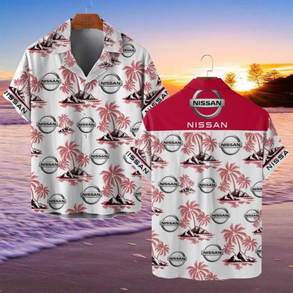 Nissan Hawaiian Shirt Style Classic Oversized Hawaiian, Unisex Hawaiian