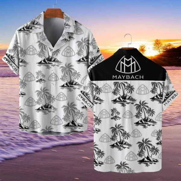 Maybach Hawaiian Shirt Style Classic Oversized Hawaiian, Unisex Hawaiian Shirt Trending Summer