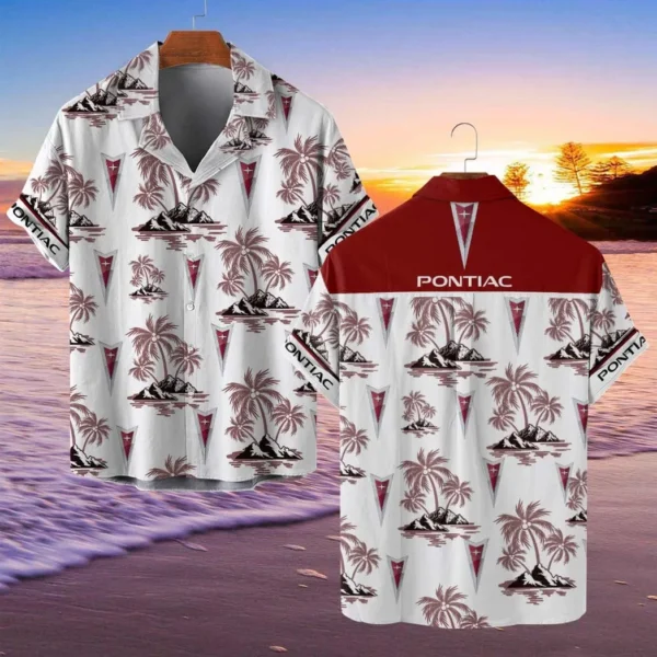 Pontiac Hawaiian Shirt Style Classic Oversized Hawaiian