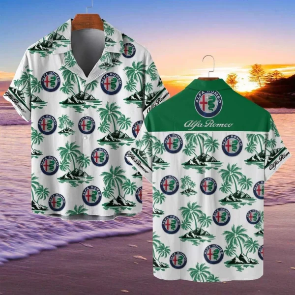 Alfa Romeo Hawaiian Shirt Style Classic Oversized Hawaiian