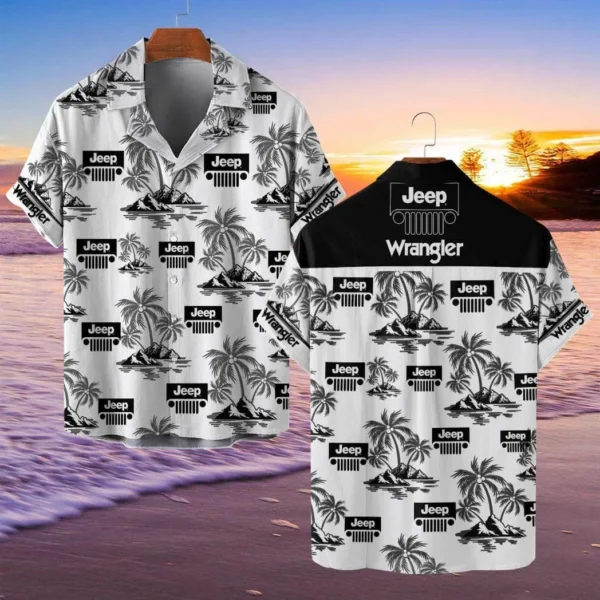 Jeep Wrangler Hawaiian Shirt Style Classic Oversized Hawaiian, Unisex Hawaiian