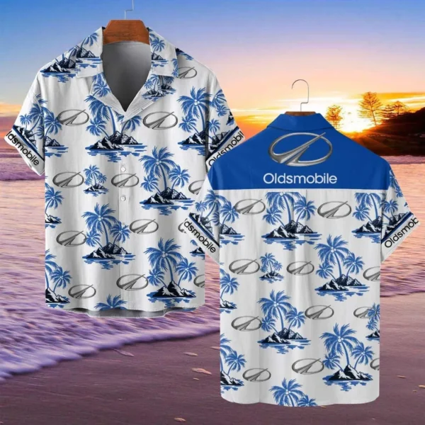 Oldsmobile Hawaiian Shirt Style Classic Oversized Hawaiian, Unisex Hawaiian