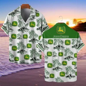 John Deere Hawaiian Shirt Style Classic Oversized Hawaiian, Unisex Hawaiian Shirt Trending Summer