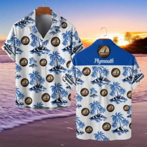 Plymouth Hawaiian Shirt Style Classic Oversized Hawaiian