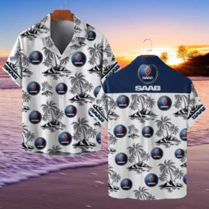 Saab Automobile Hawaiian Shirt Style Classic Oversized Hawaiian, Unisex Hawaiian