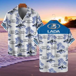 Lada Hawaiian Shirt Style Classic Oversized Hawaiian, Unisex Hawaiian