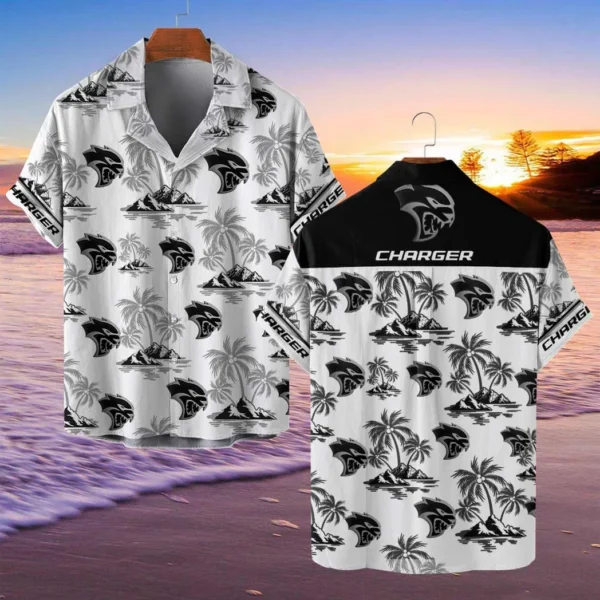 Dodge Charger Hawaiian Shirt Style Classic Oversized Hawaiian, Unisex Hawaiian