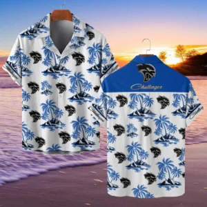 Dodge Challenger Hawaiian Shirt Style Classic Oversized Hawaiian, Unisex Hawaiian Shirt Trending Summer