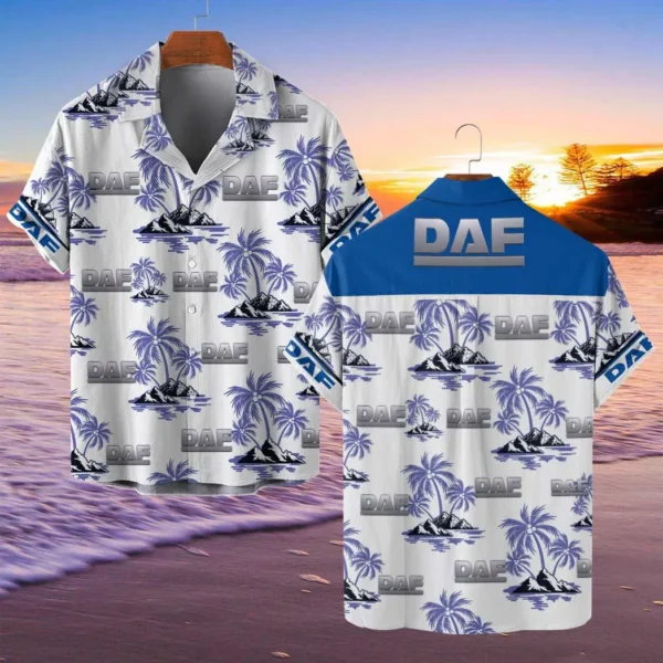 DAF Trucks Hawaiian Shirt Style Classic Oversized Hawaiian, Unisex Hawaiian Shirt Trending Summer