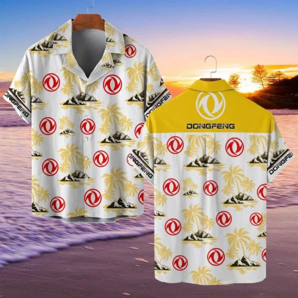 Dongfeng Hawaiian Shirt Style Classic Oversized Hawaiian, Unisex Hawaiian Shirt Trending Summer