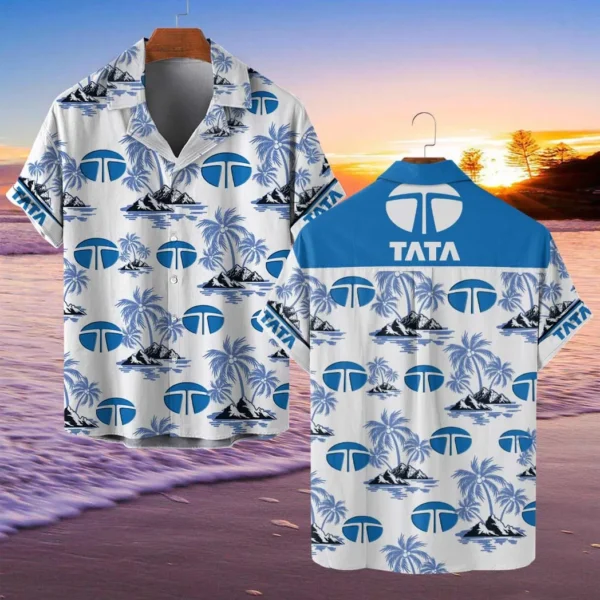 Tata Hawaiian Shirt Style Classic Oversized Hawaiian, Unisex Hawaiian Shirt Trending Summer