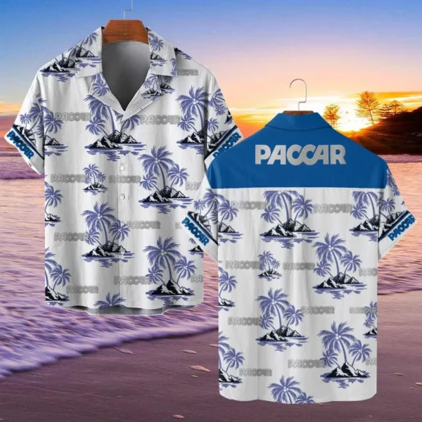 Paccar Hawaiian Shirt Style Classic Oversized Hawaiian, Unisex Hawaiian