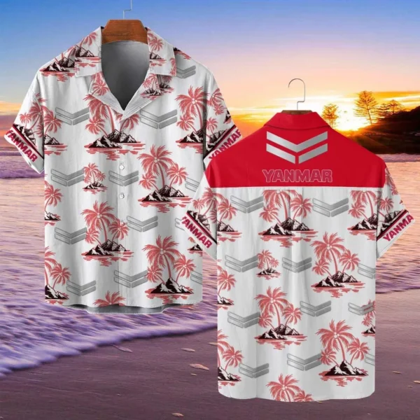 Yanmar Hawaiian Shirt Style Classic Oversized Hawaiian, Unisex Hawaiian