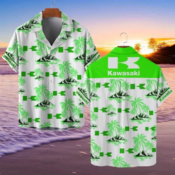 Kawasaki Hawaiian Shirt Style Classic Oversized Hawaiian