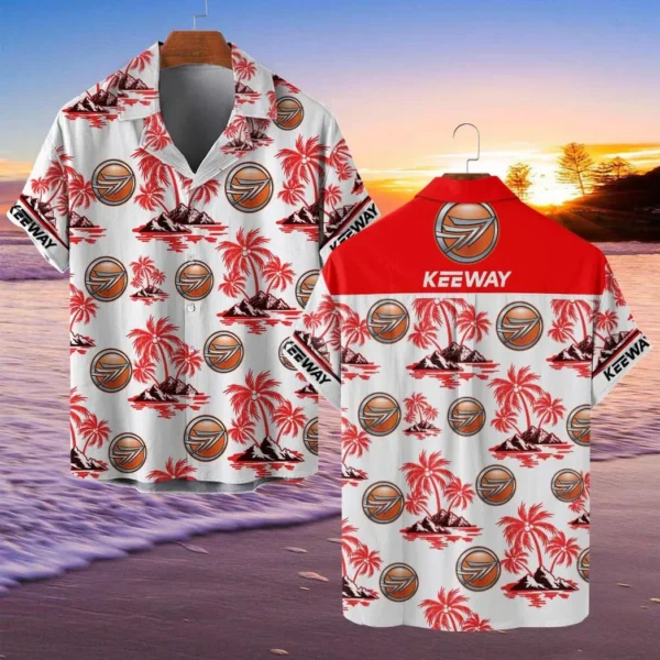 Keeway Motorcycles Hawaiian Shirt Style Classic Oversized Hawaiian