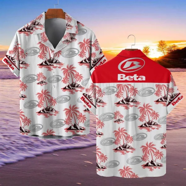 Beta Motorcycles Hawaiian Shirt Style Classic Oversized Hawaiian, Unisex Hawaiian Shirt