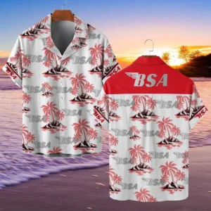 BSA Motorcycles Hawaiian Shirt Style Classic Oversized Hawaiian, Unisex Hawaiian