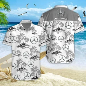 Mercedes-AMG Hawaiian Shirt Style Classic Oversized Hawaiian, For Men Hawaiian Shirt