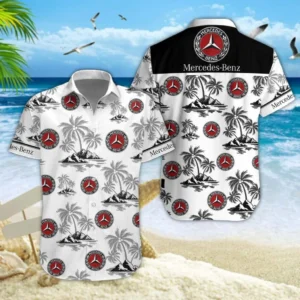 Mercedes-Benz Hawaiian Shirt Style Classic Oversized Hawaiian, Unisex Hawaiian