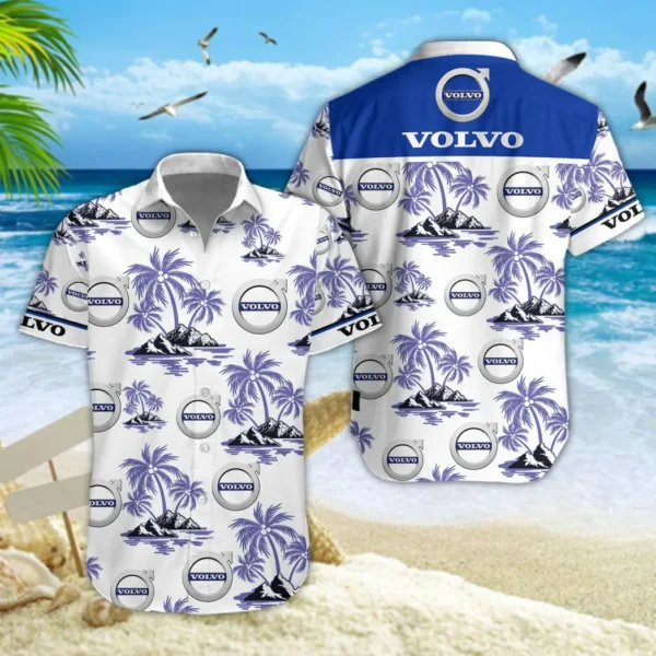 Volvo Hawaiian Shirt Style Classic Oversized Hawaiian, Unisex Hawaiian Shirt Trending Summer