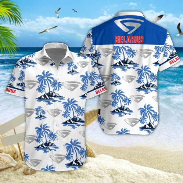 Belarus Hawaiian Shirt Style Classic Oversized Hawaiian, Unisex Hawaiian Shirt Trending Summer