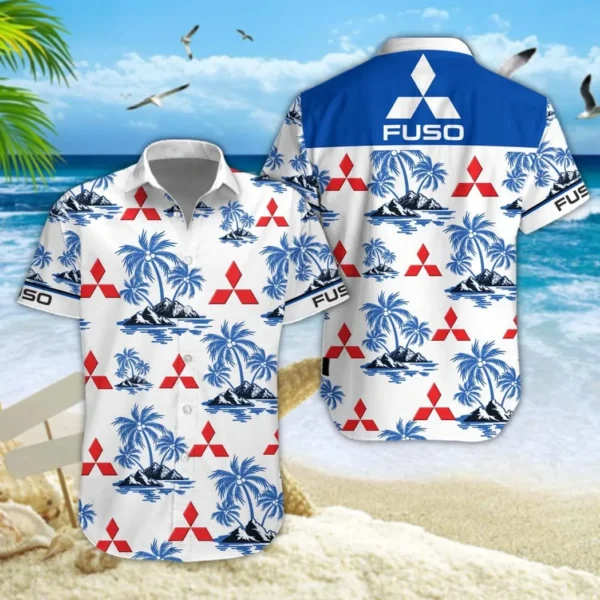 Mitsubishi Fuso Hawaiian Shirt Style Classic Oversized Hawaiian