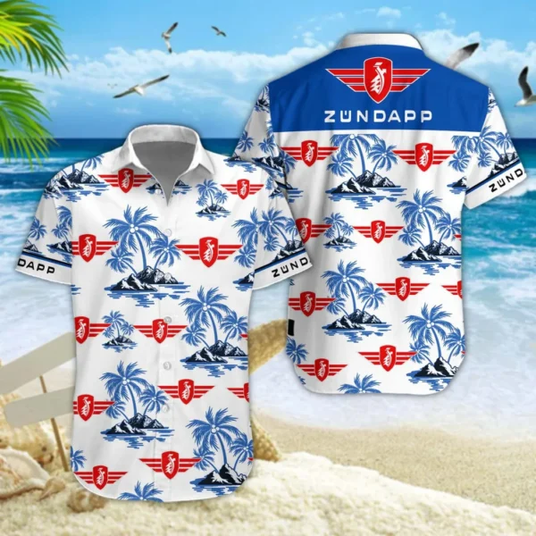 Zundapp Hawaiian Shirt Style Classic Oversized Hawaiian