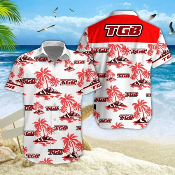 TGB Motorcyles Hawaiian Shirt Style Classic Oversized Hawaiian