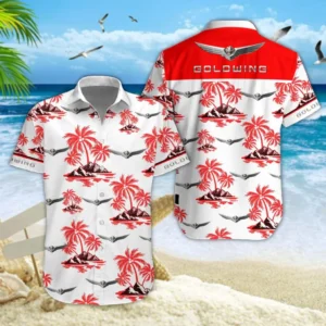 Honda Gold Wing Hawaiian Shirt Style Classic Oversized Hawaiian