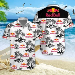 Red Bull Hawaiian Shirt Style Classic Oversized Hawaiian