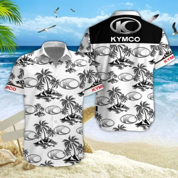 Kymco Motorcycles Hawaiian Shirt Style Classic Oversized Hawaiian