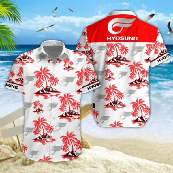 Hyosung Motorcyles Hawaiian Shirt Style Classic Oversized Hawaiian