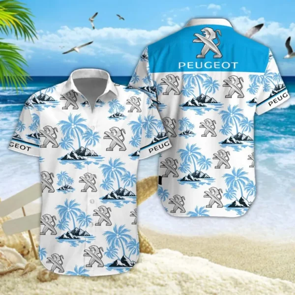 Peugeot Hawaiian Shirt Style Classic Oversized Hawaiian