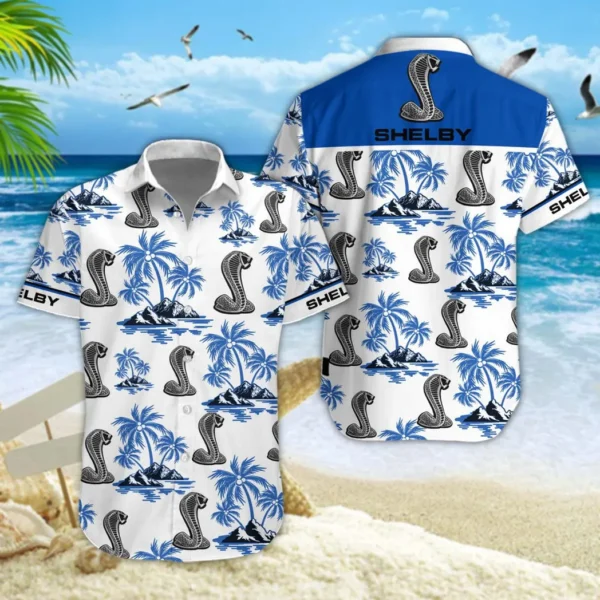 Ford Shelby Hawaiian Shirt Style Classic Oversized Hawaiian